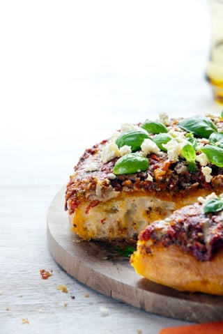 Sundried tomato focaccia