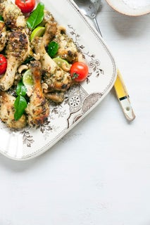 Asian pesto drumsticks