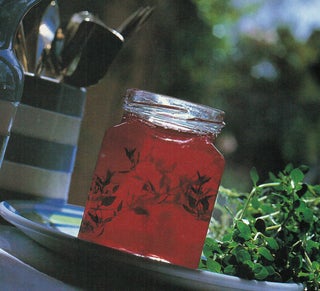 Redcurrant and thyme jelly