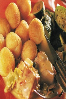 Pork with ginger and mustard cream