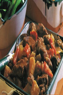 Spiced lamb and barley hotpot