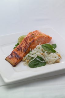 Thai inspired cured salmon