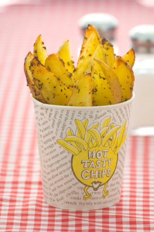 Lemon and pepper potato wedges