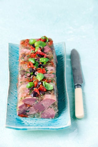 Tuscan ox tongue terrine