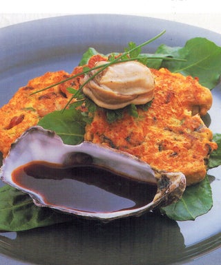 Oyster kilpatrick fritters