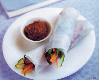 Chinese roast pork with black bean and olive tapenade