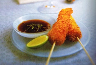 Sweet salmon with lime, wasabi and soy