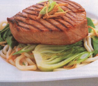 Oriental ginger tuna steaks