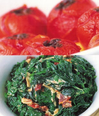 Slow-roasted spiced tomatoes