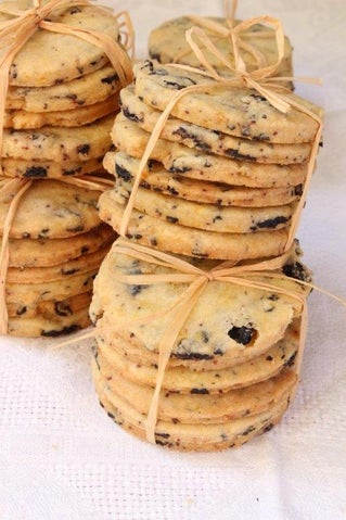 Blueberry shortbread