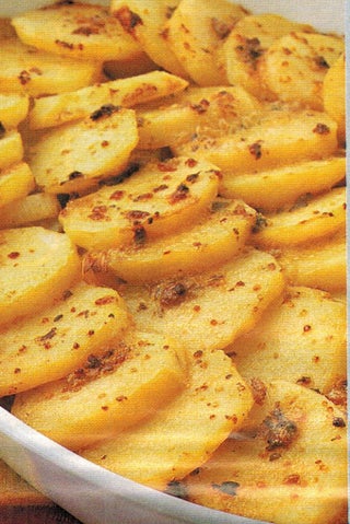 Baked Anchovy Potatoes And Leeks