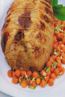 Fragrant Roast Turkey with Pawpaw and Ginger Salsa