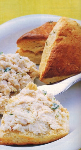 Chicken Rillettes With Mustard Biscuits