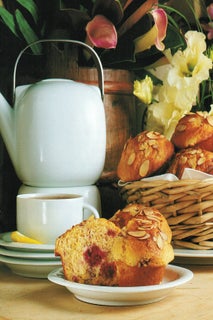 Apricot and raspberry muffins