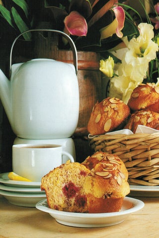 Apricot and raspberry muffins