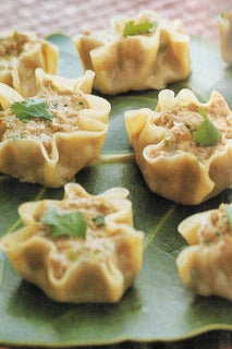 Steamed Hot And Sour Pork Dumplings