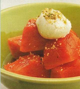 Sugar-soaked pumpkin (Kabak tatlisi)