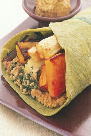 Roasted Vegetable Wraps