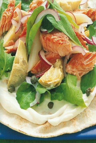 Smoked Salmon Wraps
