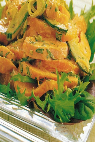 Nectarine And Smoked Chicken Salad