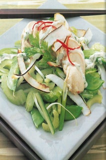 Poached Chicken And Coconut Salad