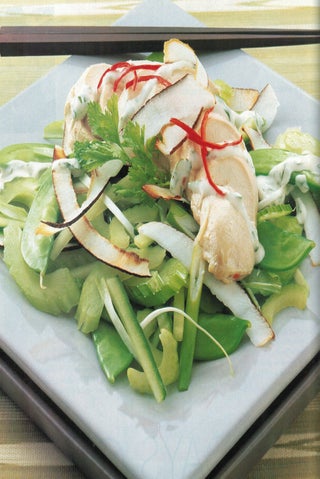 Poached Chicken And Coconut Salad
