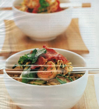 Prawn And Proscuitto Stir Fry