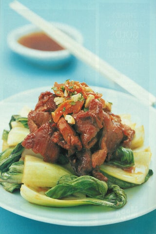 Barbecued Pork On Shanghai Cabbage