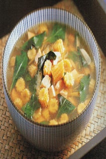 Box Thorn Corn And Smoked Chicken Soup