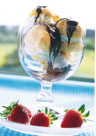 Double Chocolate Profiteroles