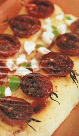 Spiced Slow-Roasted Tomatoes On Turkish Bread