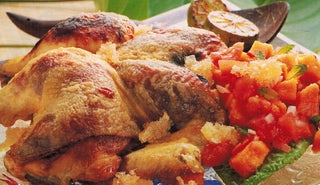 Roast Chicken With Soy And Lime Glaze