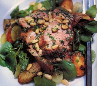 Seared Duck With Watercress Salad And Verjuice Dressing