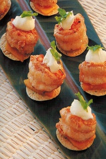 Mini Prawn Poppadums