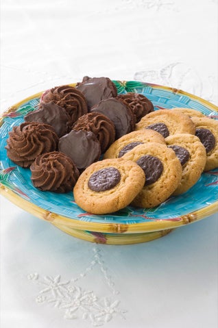 Chocolate Button Biscuits