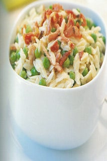 Orzo With Minted Peas