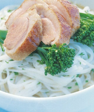 Cripsy Kaffir Lime Duck On Noodles