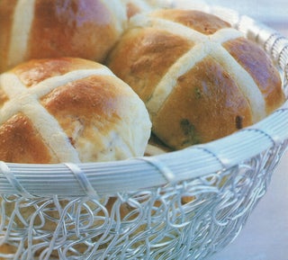 Almond Hot Cross Buns
