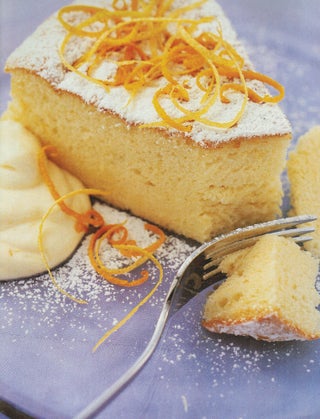 Olive Oil Cake With Citrus Syllabub