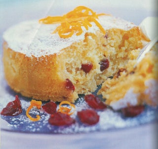 Cranberry And Apple Syrup Cakes