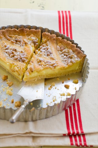 Pinenut And Lemon Curd Pie