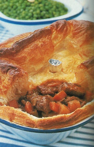 Minted Lamb Pie With Green Peas
