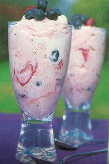 Berry And Rhubarb Fool