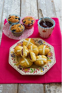 Blueberry And Coconut Friands